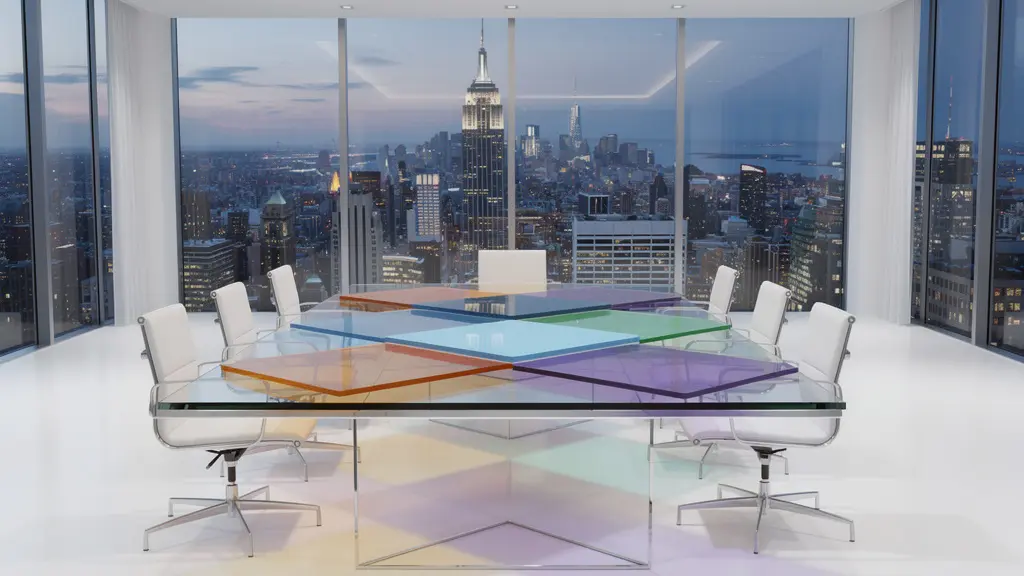 Visual representation of brand perception measurement across multiple dimensions