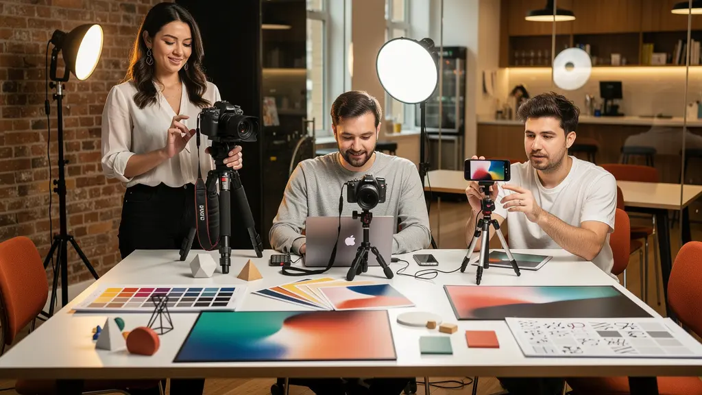 Hierarchical visualization of influencer collaboration tiers with creative freedom levels