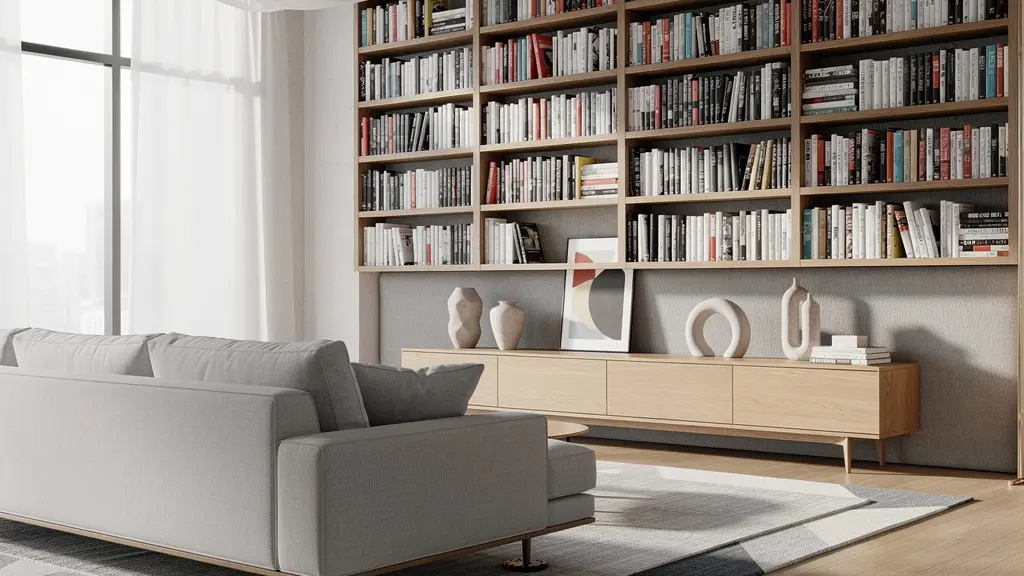 Strategic furniture arrangement for structural noise reduction in apartment