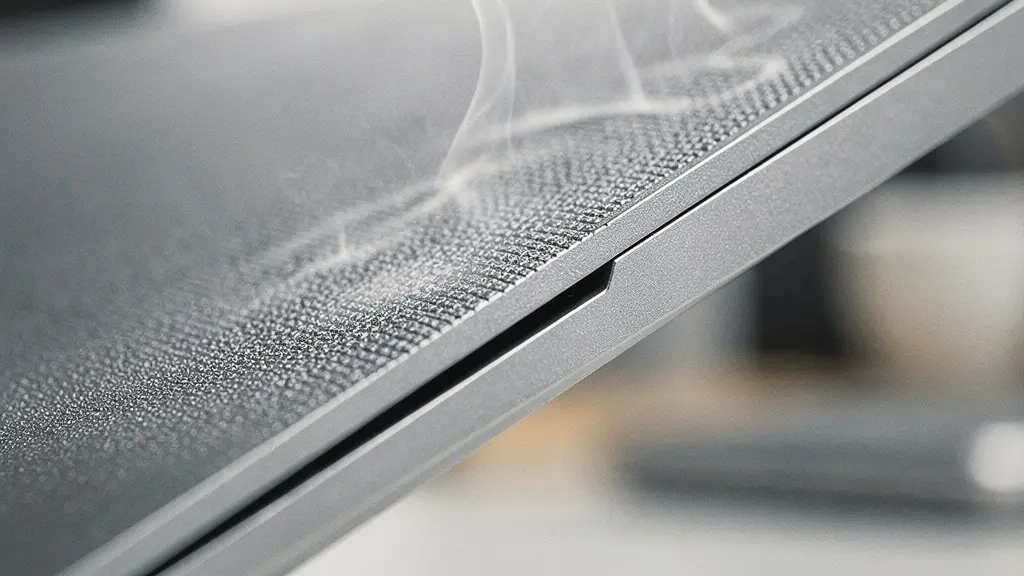 Aluminum device chassis showing cool zones for hands and heat dissipation areas